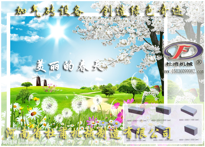 加气砖设备充当绿色先锋